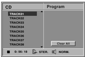 NAD T533 - Press ▲/▼ to select a track then press PLAY or ENTER. - 1