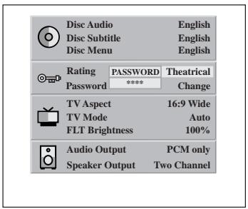 NAD T550 - At the SET UP screen - 1