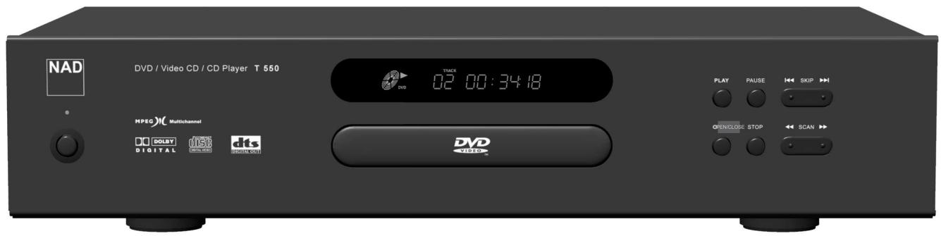 NAD T550 - DVD/ VIDEO CD/ CD Player - 1
