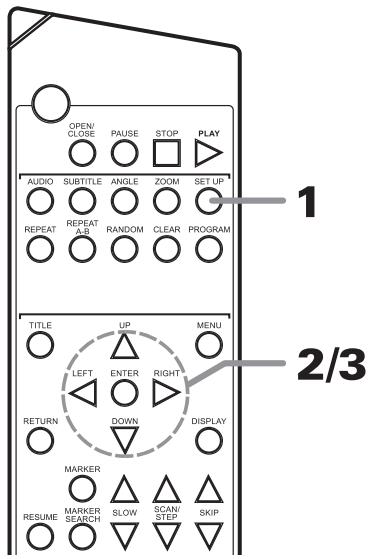 NAD T550 - Common procedures of initial settings - 1