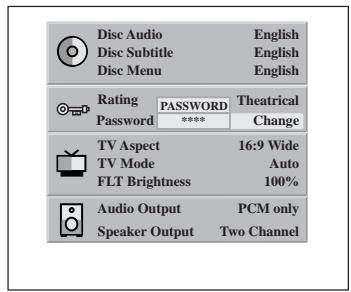 NAD T550 - At the SET UP screen - 2