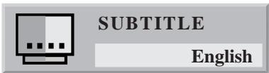 NAD T550 - Changing subtitle language - 3