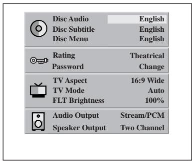 NAD T550 - Common procedures of initial settings - 2