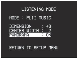 NAD T744 - SELECTING LISTENING MODES - 1
