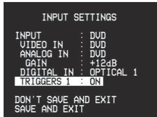 NAD T744 - INPUT SETTINGS - 4