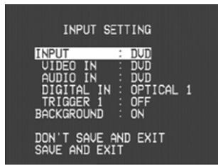 NAD T752 - INPUT SETTINGS - 2
