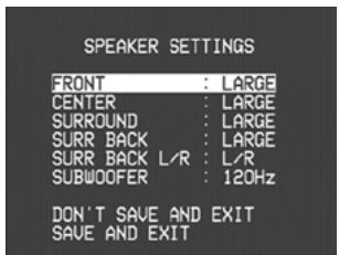 NAD T752 - SPEAKER SETUP - 1