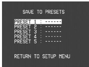 NAD T752 - RECALLING PRESETS - 3