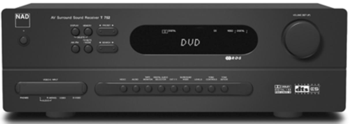 NAD T752 - Surround Sound Receiver - 1