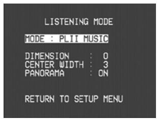 NAD T752 - ADJUSTING LISTENING MODES - 1