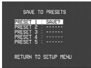 NAD T752 - RECALLING PRESETS - 4