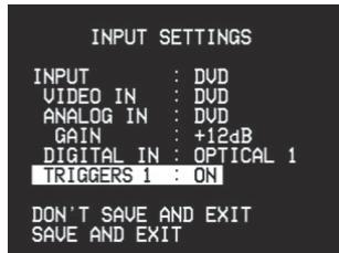 NAD T754 - ASSIGNING THE TRIGGER OUTPUT - 2