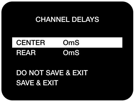 NAD T760 - CHANNEL DELAYS - 1