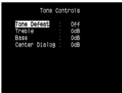 NAD T785 - USING THE T 785 - MAIN MENU - 2