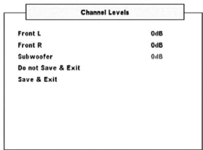 NAD VISO TWO - CHANNEL LEVELS - 1