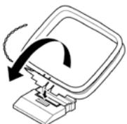 NAD C715-DAB - Installation de l'antenne CADRE - 2