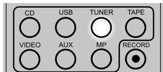 NAD C715-DAB - Selection de la BANDE am/fm - 2