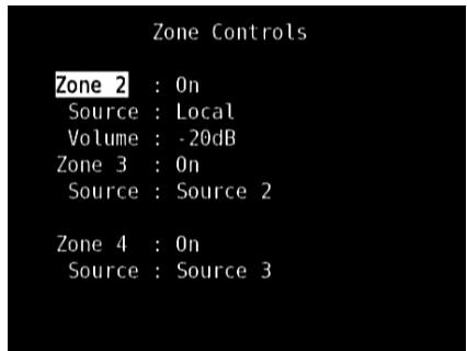 NAD M15 HD - ZONE CONTROLS - 2