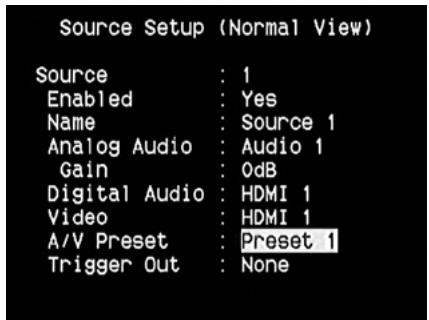 NAD M15 HD - A/V PRESET - 1