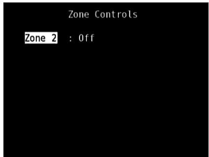 NAD M15 HD - ZONE CONTROLS - 1
