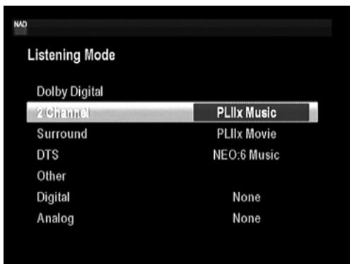 NAD T 747 - LISTENING MODE - 1