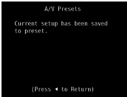 NAD T175 HD - USING THE T 175 - SETUP MENU - 6