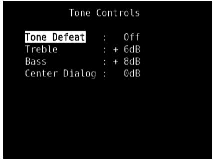 NAD T175 HD - USING THE T 175 - SETUP MENU - 9