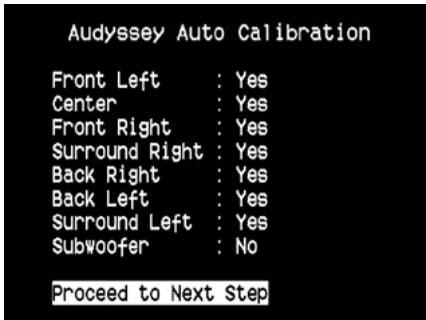 NAD T175 HD - AUDYSSEY AUTO CALIBRATION - 1