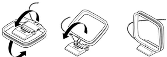 NAD T175 HD - ASSEMBLING THE LOOP ANTENNA - 1