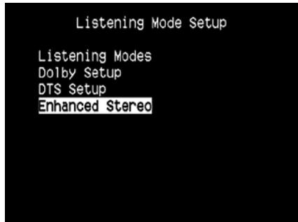 NAD T175 HD - LISTENING MODE SETUP - 1