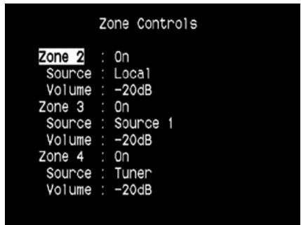 NAD T175 HD - ZONE CONTROLS - 2