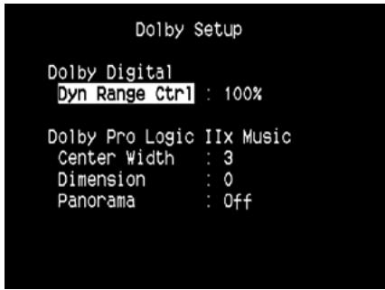 NAD T175 HD - DOLBY SETUP - 1