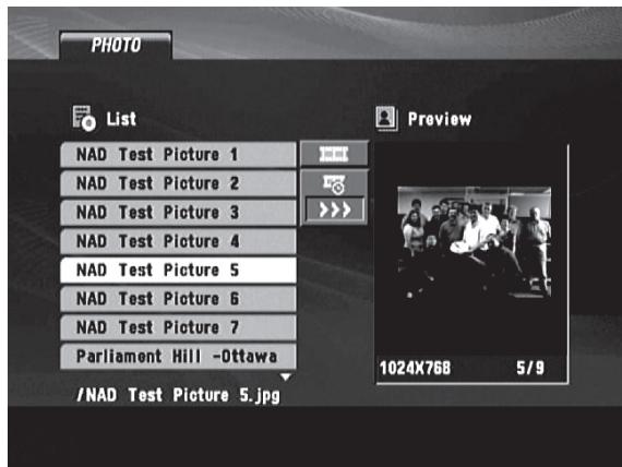 NAD T517 - VIEWING A JPEG DISC - 1
