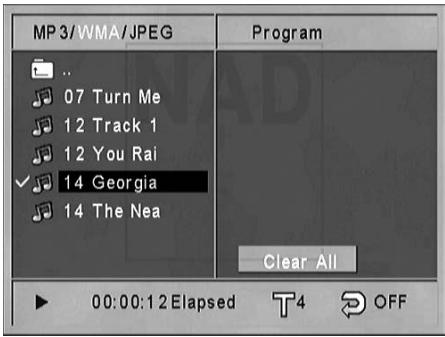 NAD T585 - PLAYING MP3/WMA/JPEG - 1