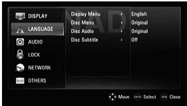 NAD T587 - HDMI COLOR SETTING - 1