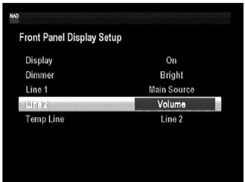 NAD T747 - USING THE T 747 - SETUP MENU - 6