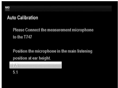 NAD T747 - AUTO CALIBRATION - 1
