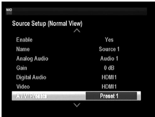 NAD T747 - USING THE T 747 - SETUP MENU - 9