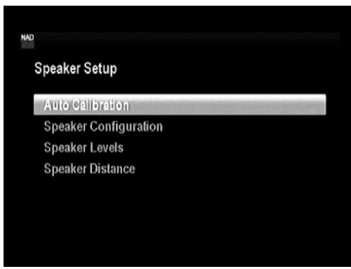 NAD T747 - SPEAKER SETUP - 1