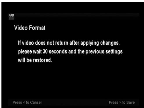 NAD T747 - VIDEO FORMAT - 1