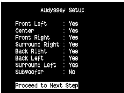 NAD T765 HD - USING THE T 765 - SETUP MENU - 5