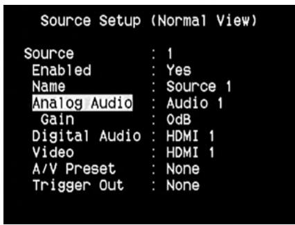 NAD T765 HD - USING THE T 765 - SETUP MENU - 1