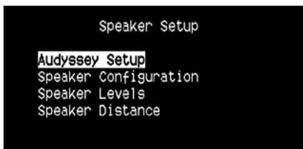 NAD T765 HD - USING THE T 765 - SETUP MENU - 3