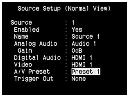 NAD T775 HD - A/V PRESET - 1