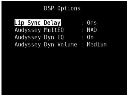 NAD T775 HD - DSP OPTIONS - 1