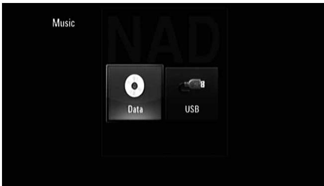 NAD T557 - Lecture d'un peripherique USB - 1