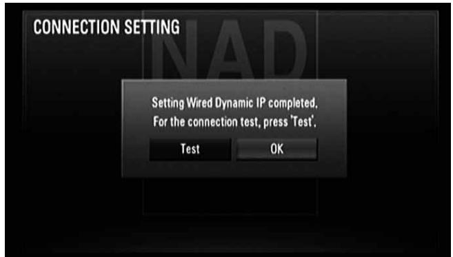 NAD T557 - Configuration de la connexion - 2