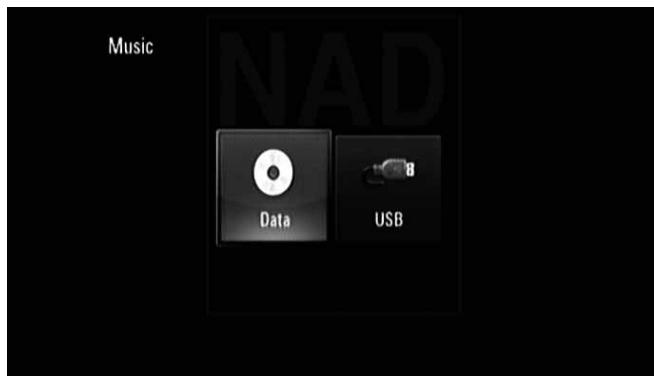NAD T577 - LECTURE D'UN PERIPHERIQUE USB - 1