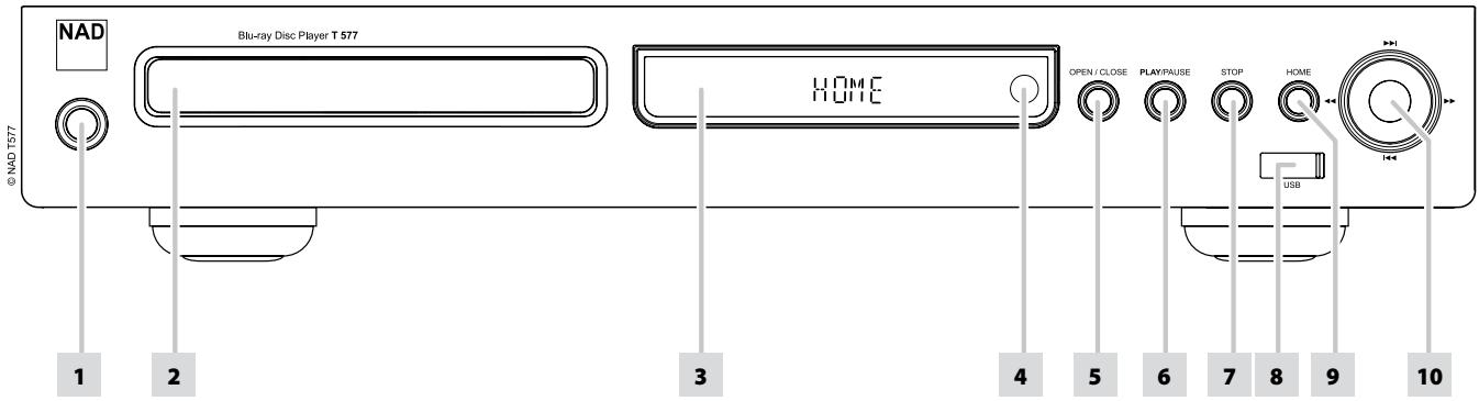 NAD T577 - PANNEAU AVANT - 1