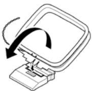 NAD C 715 DAB - ASSEMBLING THE LOOP ANTENNA - 2